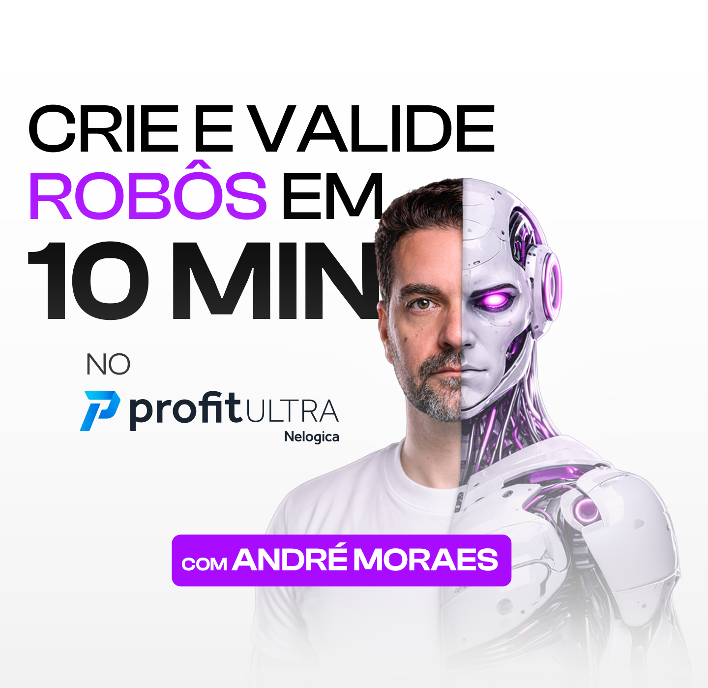 Crie e valide robôs em menos de 10 minutos com profit ultra 